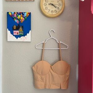 Chicme Beige Padded Top | S